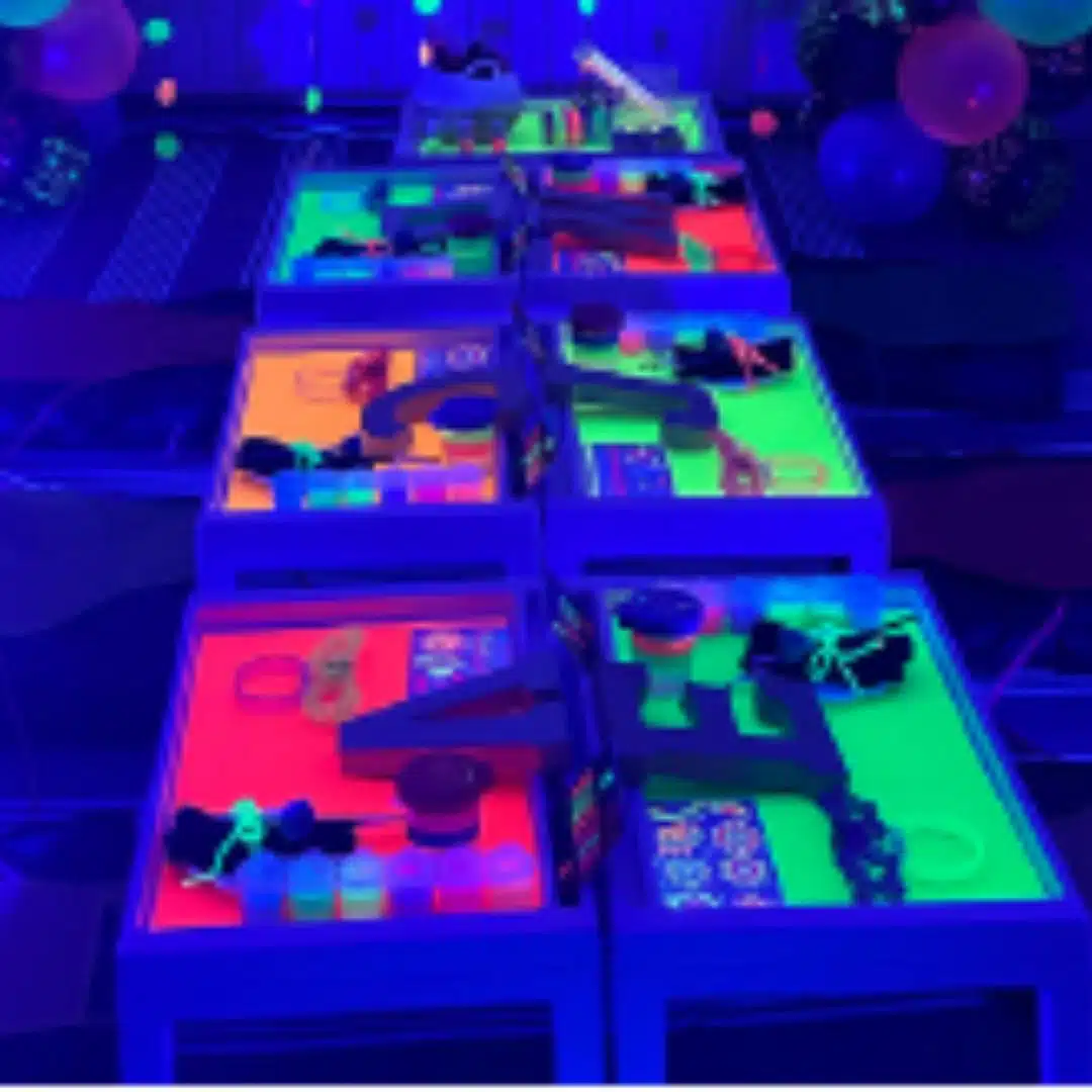 Cumple-Taller pintura NEON PARTY